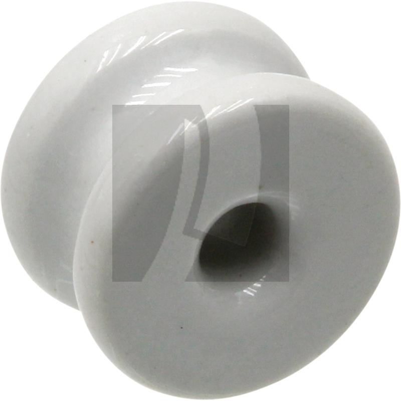 Eckrolle aus Porzellan klein, Ø 37 mm
