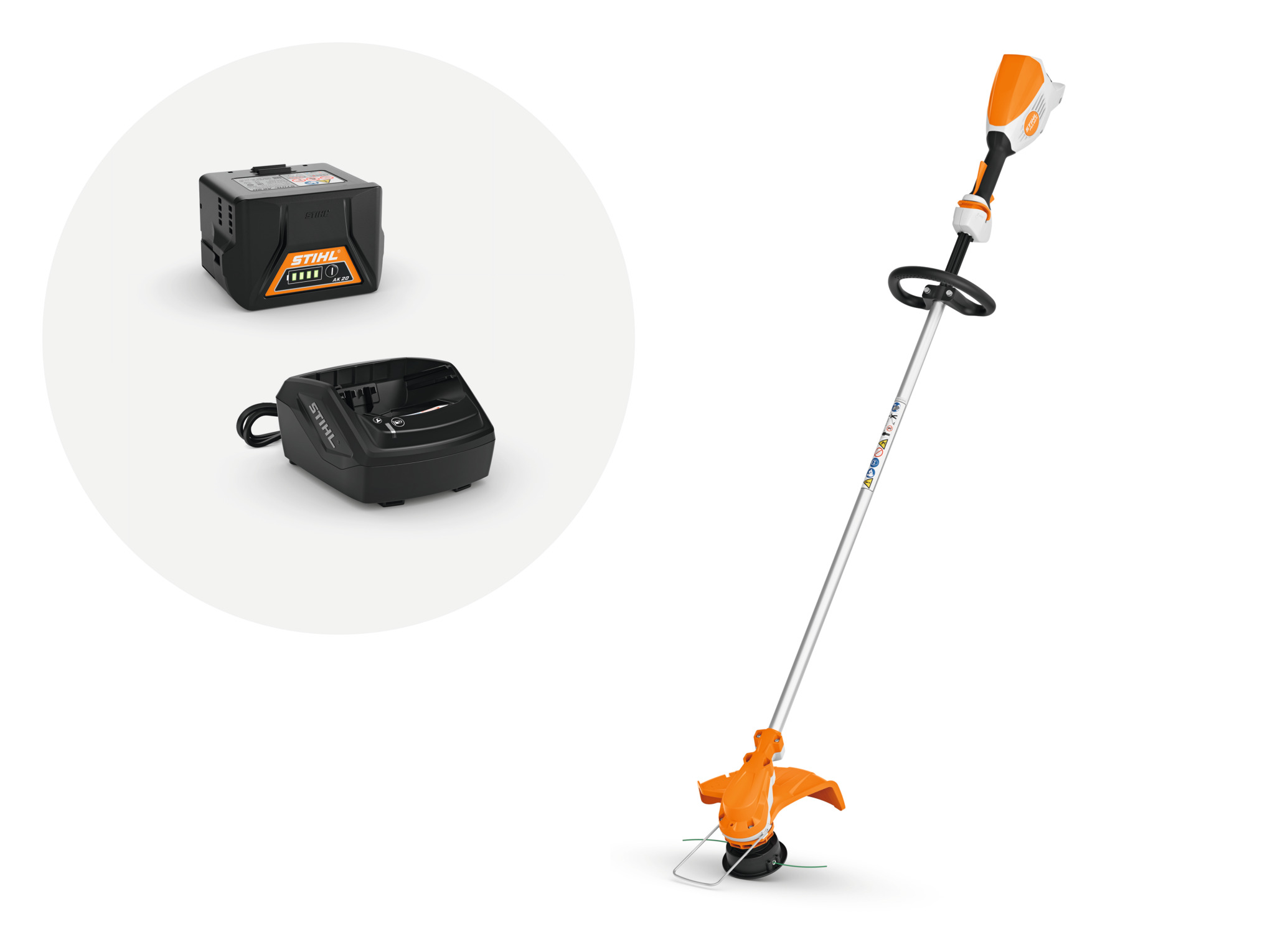 STIHL Akku-Motorsense FSA 60 mit Akku AK 20 und Ladegerät AL 101
