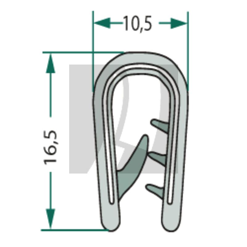 Dichtgummi 10,5 mm