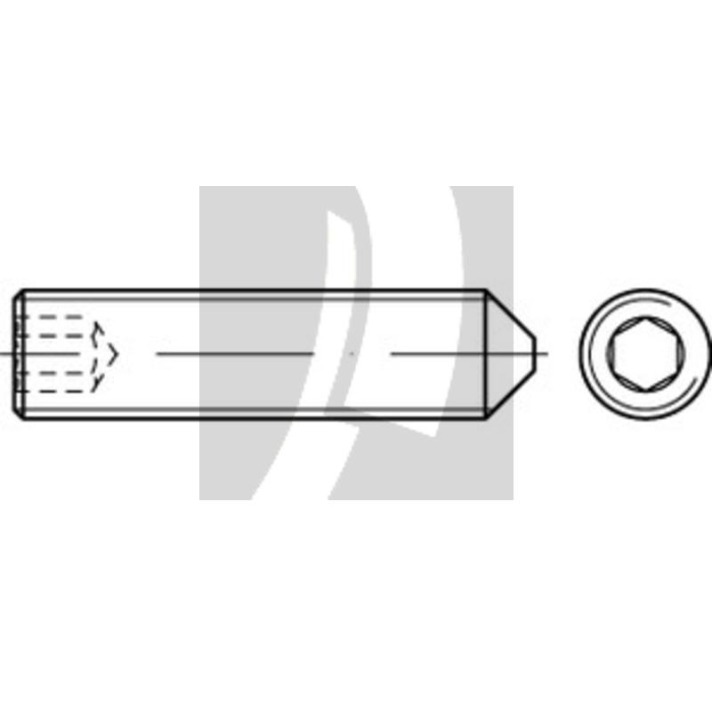 Gewindestift M6x10 DIN 914