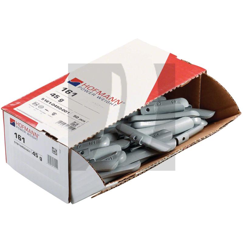 Schlaggewicht PKW Typ161 45g Zink, VPE 50