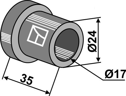 Innenbuchse 35x17x24, passend für S.M.A., Noremat und mehr