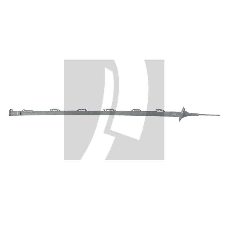 Kunststoffpfahl 105 cm, mit flachem Kopf, UV-stabilisiert