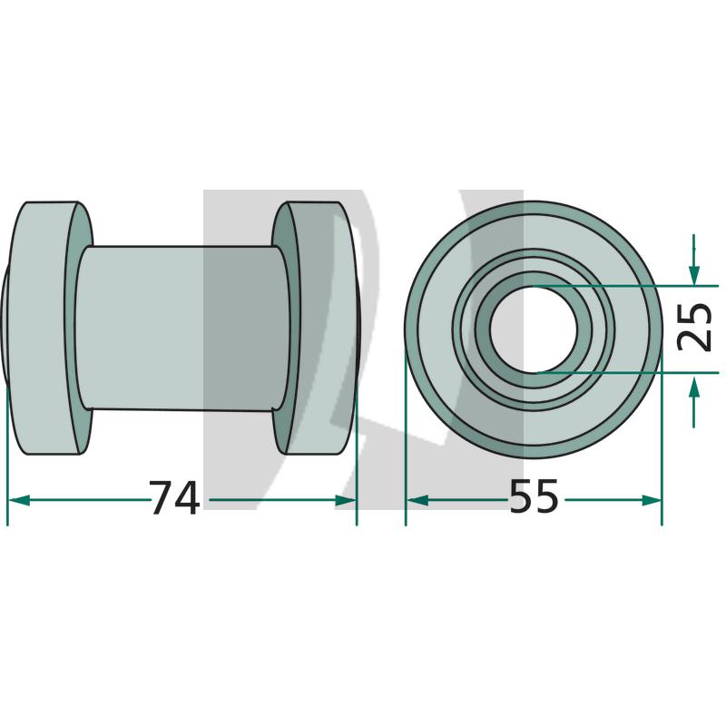 Radnabe Deutz Fahr 