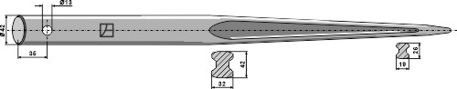 Zinken für Frontlader 1100 mm