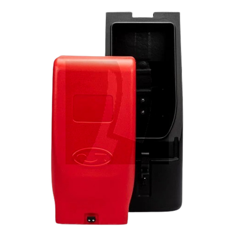 Feuerlöscherk. rot/schwarz 680x260x260