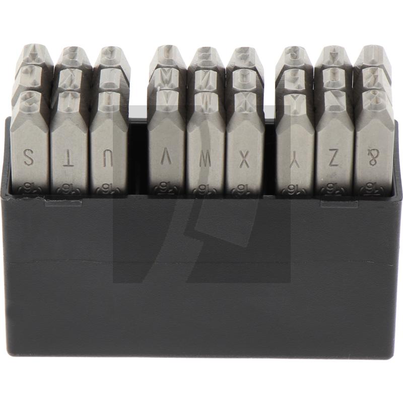 Prägestempel-Satz "Buchstaben"