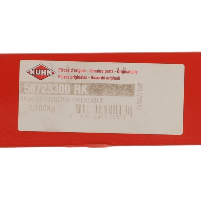 KUHN Einstellbarer Zinkenarm KUHN Einstellbarer Zinkenarm