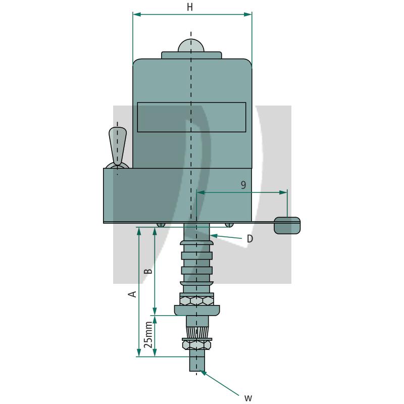 Wischermotor M12 x 1 mm