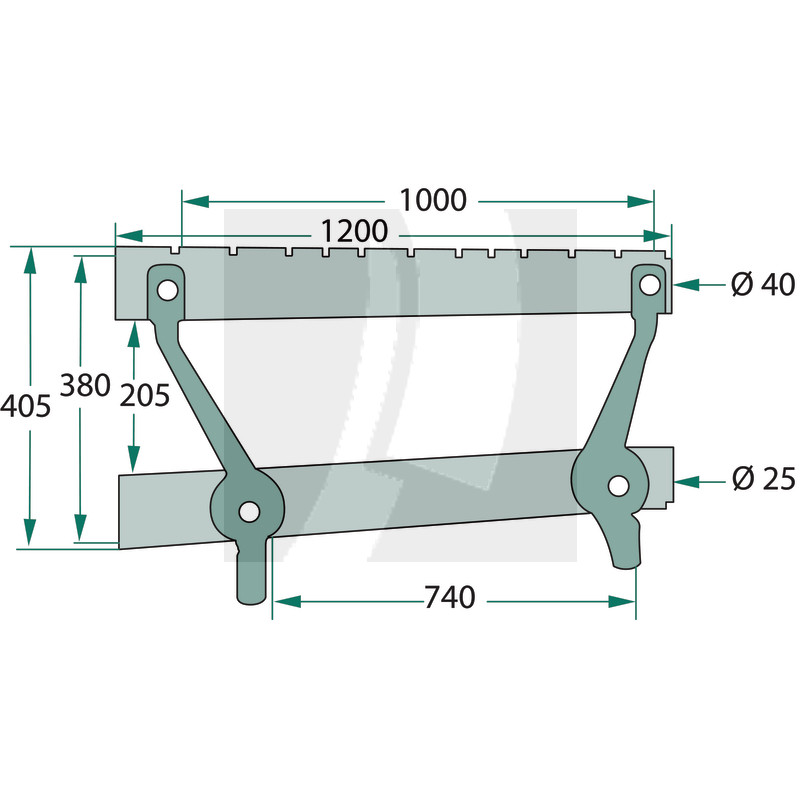 Palettengabelgrundrahmen Palettengabelgrundrahmen