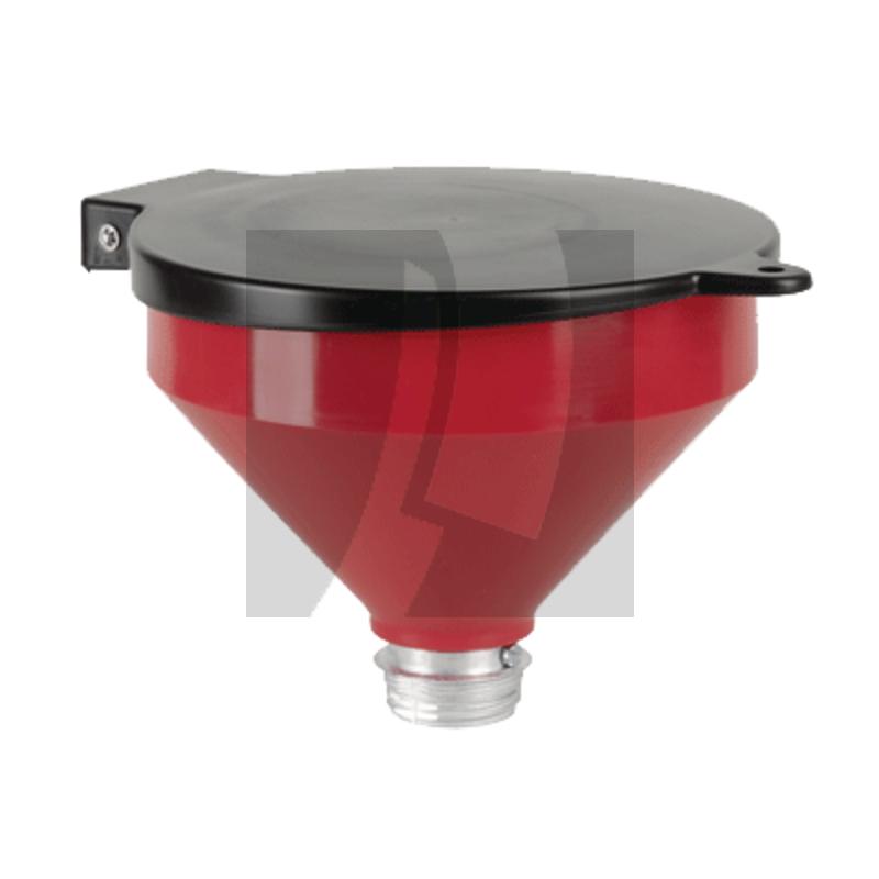 Trichter mit Deckel aus Polyethylen