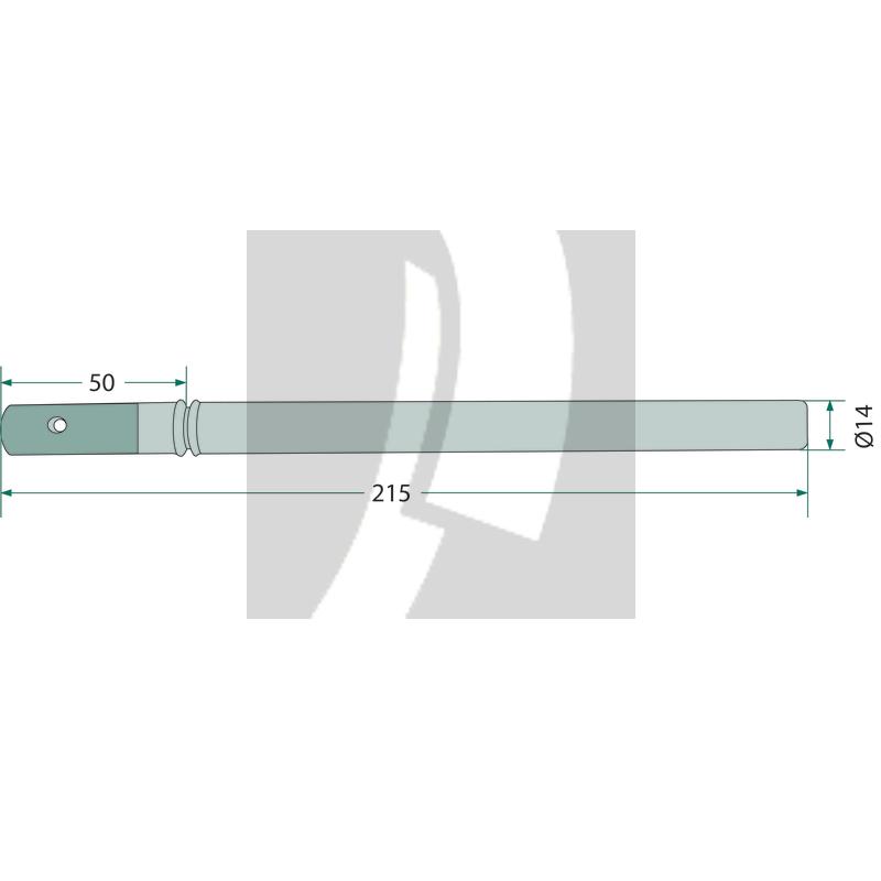 Einzugsfinger 14 x 215 mm New Holland