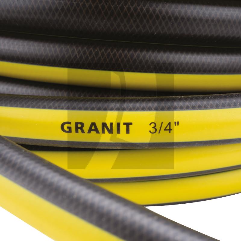 GRANIT BLACK EDITION Wasserschlauch anthrazit-gelb 19 mm, 3/4" verschiedene Varianten