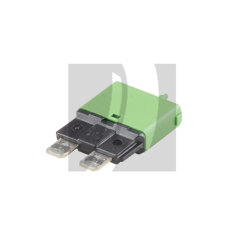 GRANIT Sicherungsautomat, Standard 32 V max. / 30 A | grün | mit Rückstellknopf