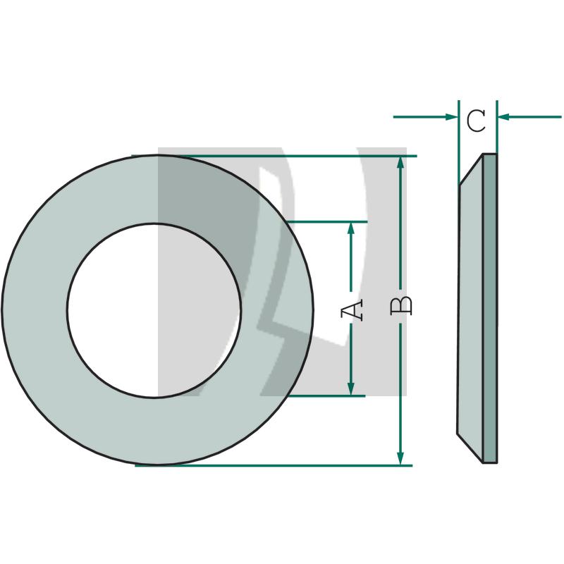 Distanzscheibe 56 mm Distanzscheibe 56 mm