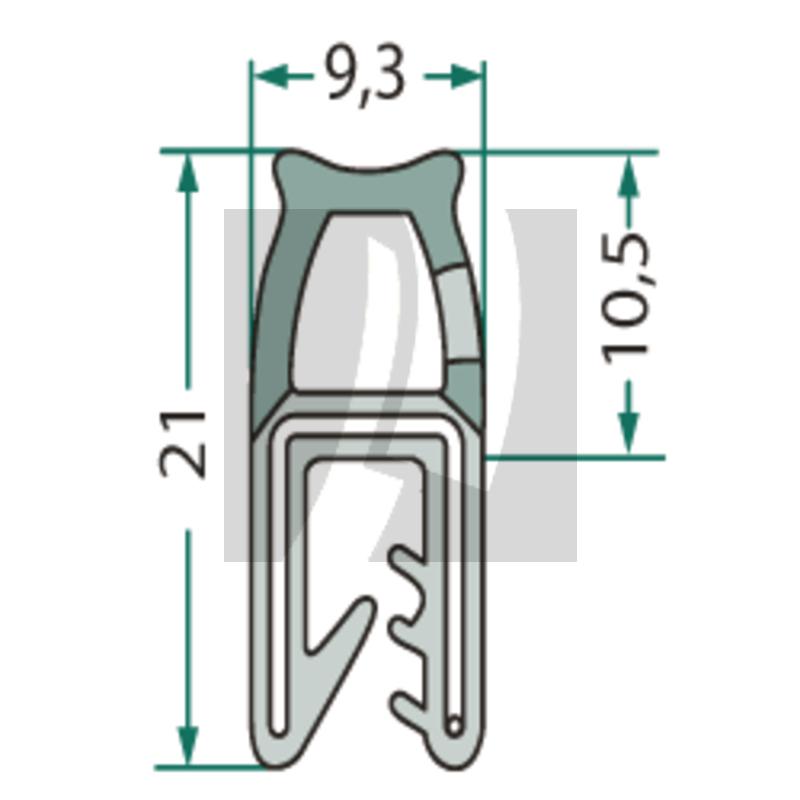 Dichtgummi 9,3 mm