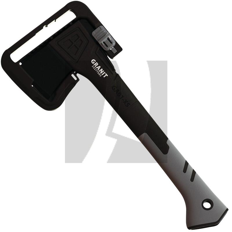 GRANIT BLACK EDITION Handbeil Kunststoffhohlprofil 360 mm 440g (Masterpack 6 Stück)  GA01-XS