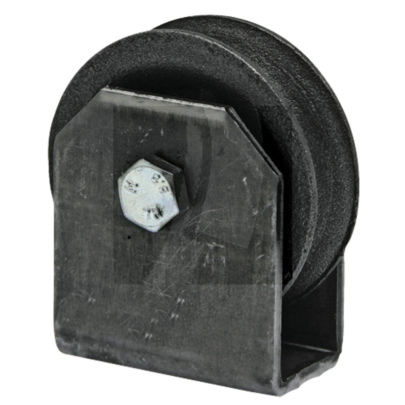 Seilrolle mit Bügel 80 mm fertig montiert / M10 