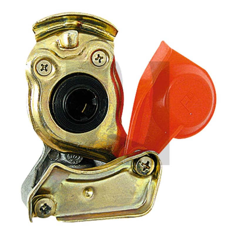 Kupplungskopf M16 x 1,5, rot, Vorrat, für Zugfahrzeug Automatik