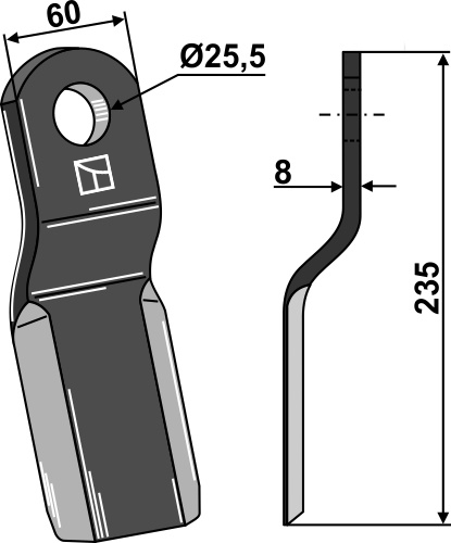 Schlegel 235x60 mm, passend für Spearhead und Agrimaster