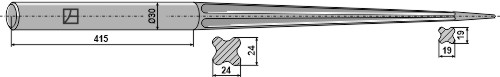 Schweißzinken 900 mm