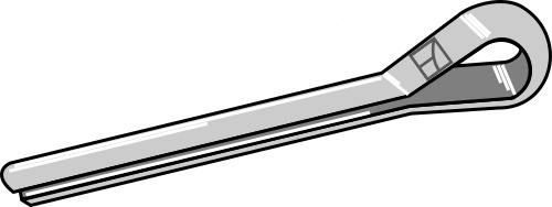Splint 4x50, passend für Sauerburger