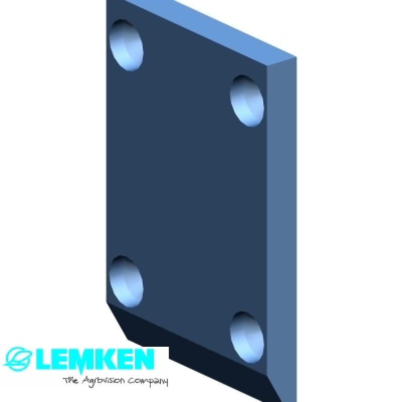 Platte 80x12x120 4xD8,2
