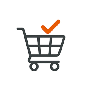 Icon Artikel kaufen. Warenkorbzeichen