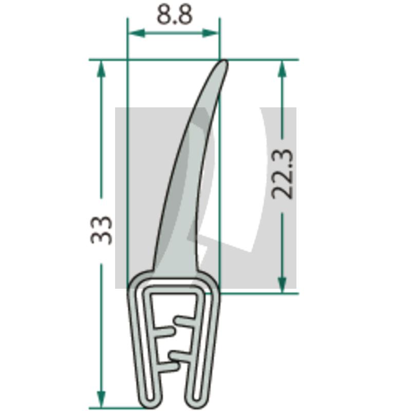 Dichtgummi 8,8 mm