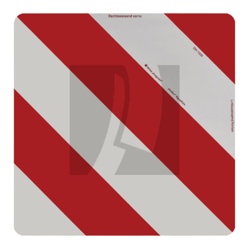 Warnfolie  links- oder rechtsweisend