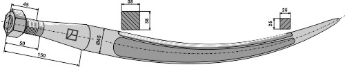 Greiferzinken 920 mm