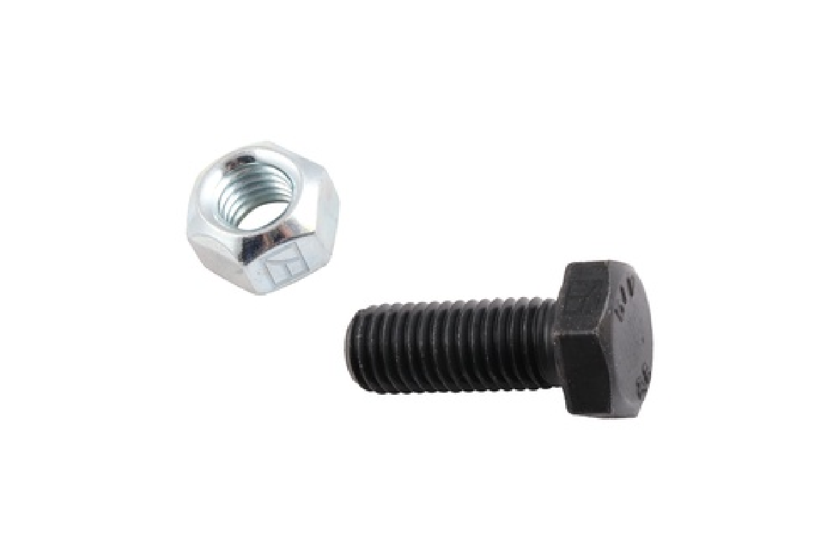 Schraube mit Sicherungsmutter - M12x1,75
