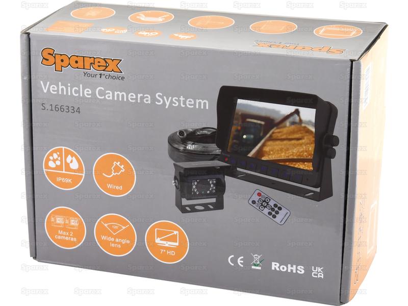 Kamera-System mit 7'' HD Bildschirm & Kamera