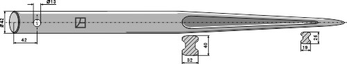 Zinken für Frontlader 1400 mm