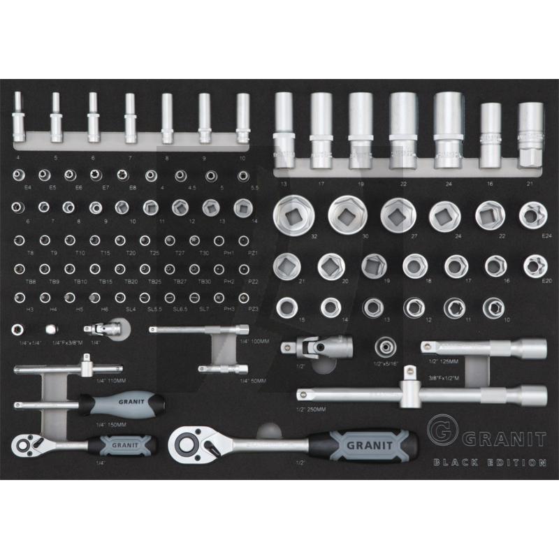 Einlagen-Set Steckschlüssel, metrisch