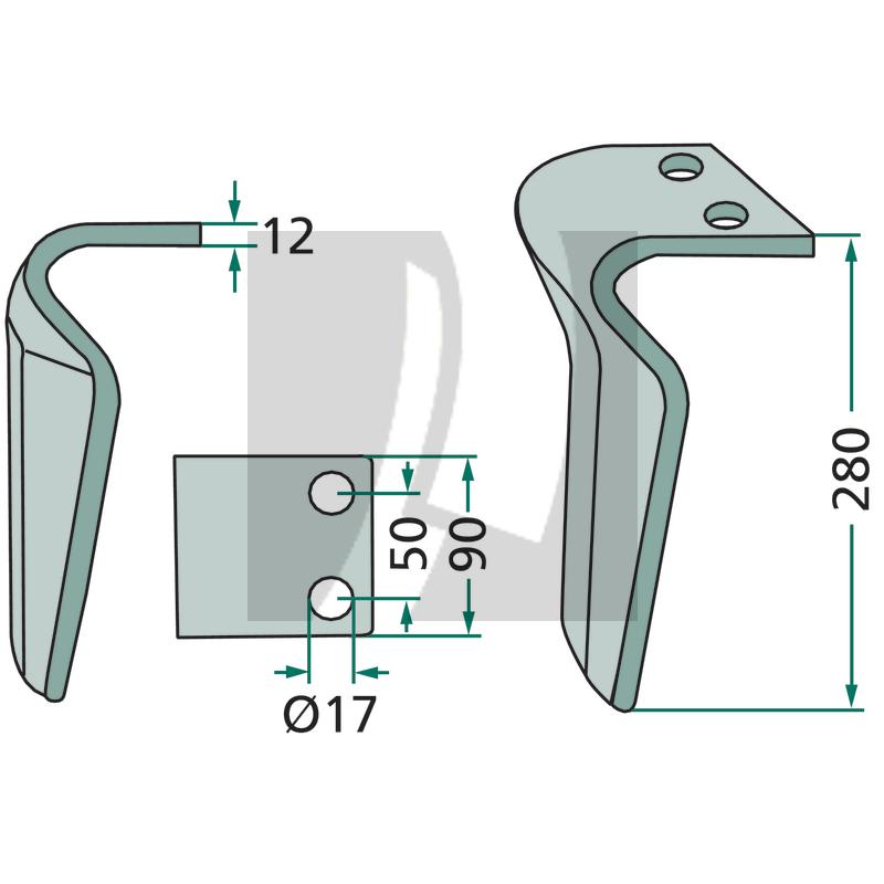 Kreiseleggenzinken, rechts Kreiseleggenzinken, rechts