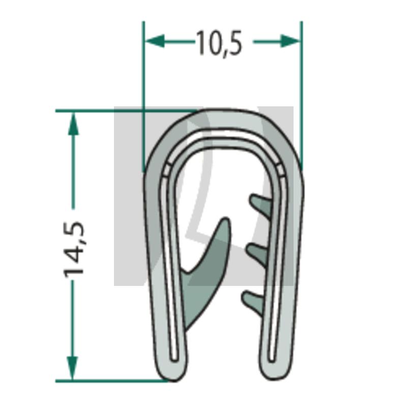 Dichtgummi 10,5 mm