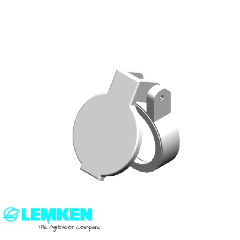 Staubschutzklappe weiss BG 3 D38