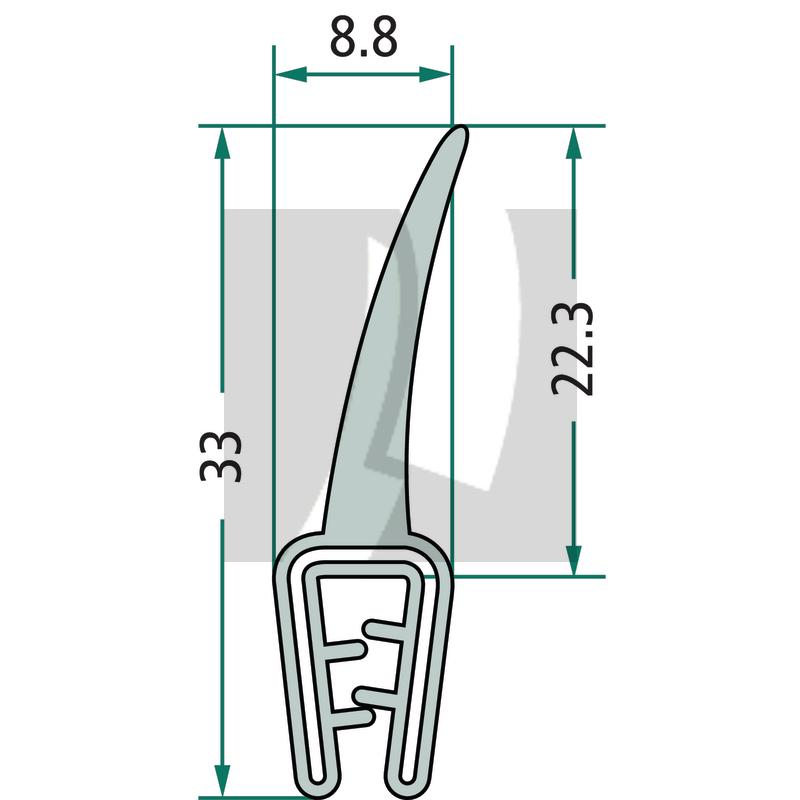 Dichtgummi 8,8 mm