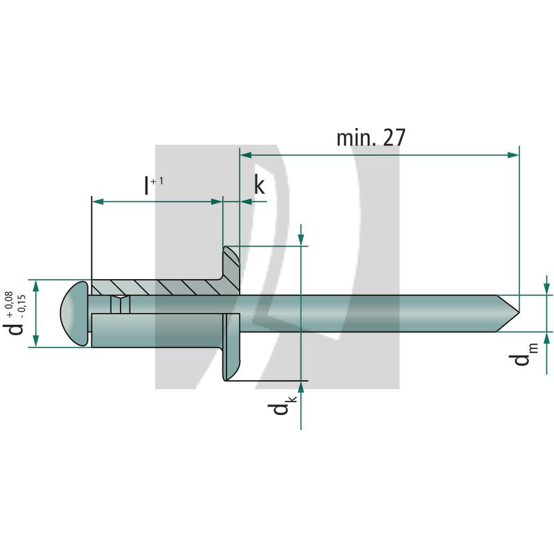 Flachk-Langsch.-Blindn. 6,4x14,5, VPE 250