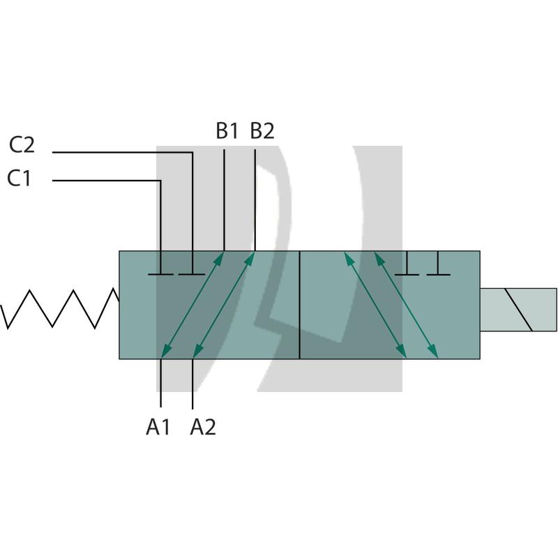 6/2 Wegeventil SWV-E-05-12V 90 l/min
