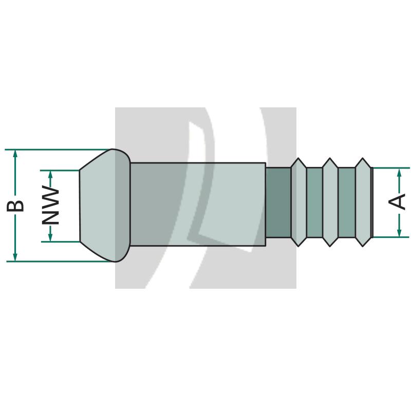 V-Teil 6" mit Schlauchtülle 6"
