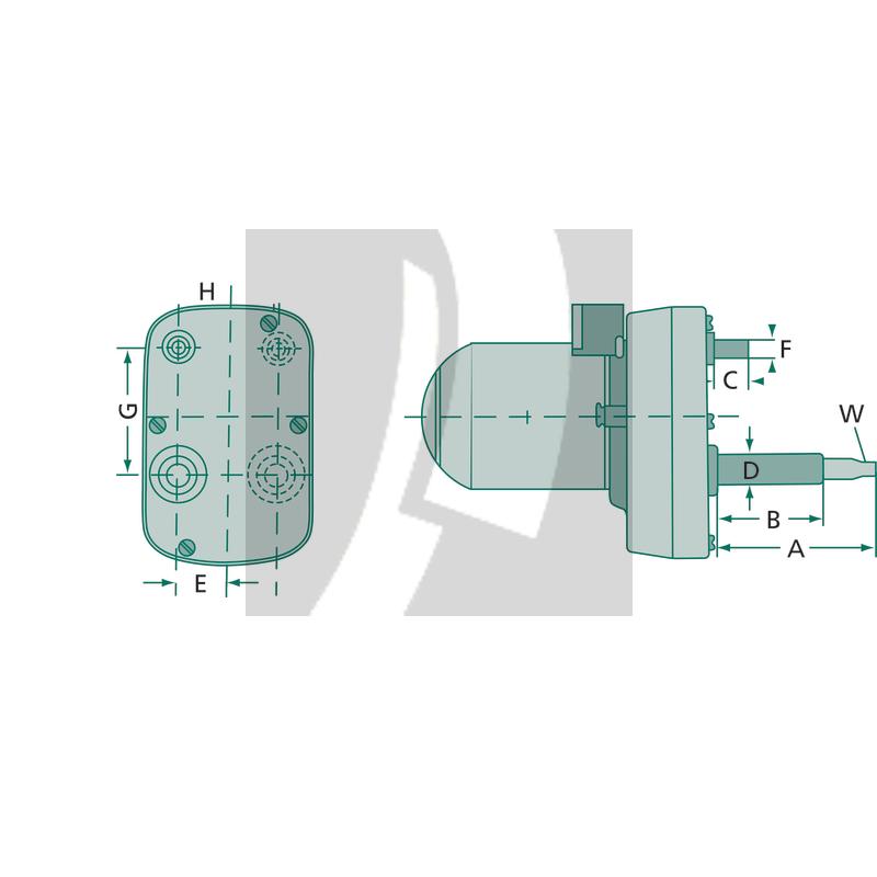 Wischermotor M10 x 1 mm