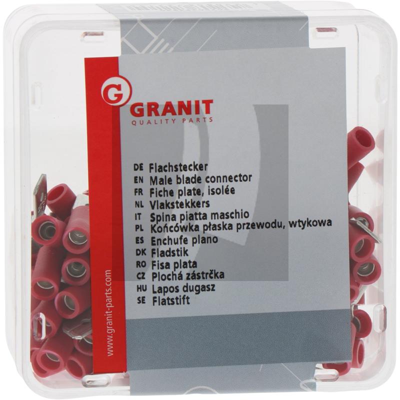 GRANIT Flachstecker DIN / ISO 46245 0,5 - 1,0