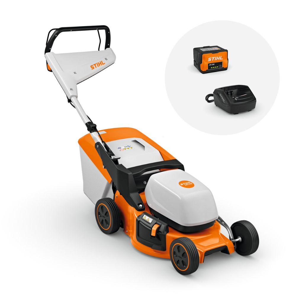 STIHL Akku-Rasenmäher RMA 248 mit Akku AK 20 und Ladegerät AL 101