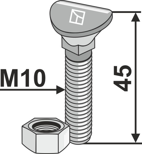 Industriehof Planetschraube - M10x45 - 8.8, 30.006-8