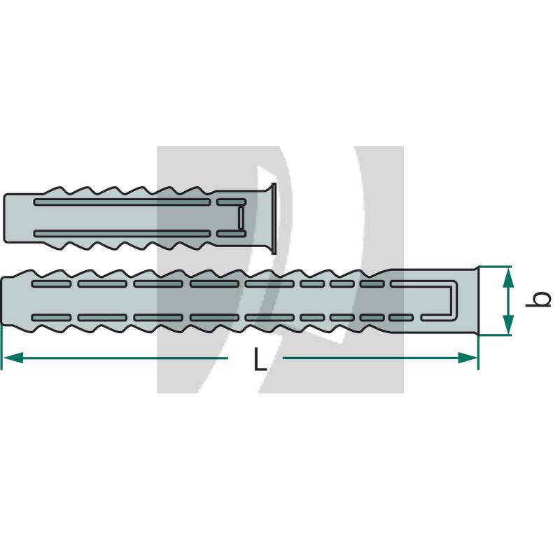 Nylon-Dübel SX, VPE 50