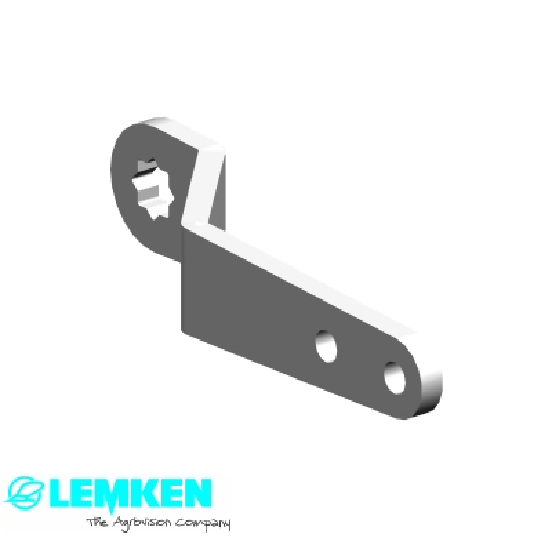 Hebel gekröpft 5x25x129 2xD6,4 Zn