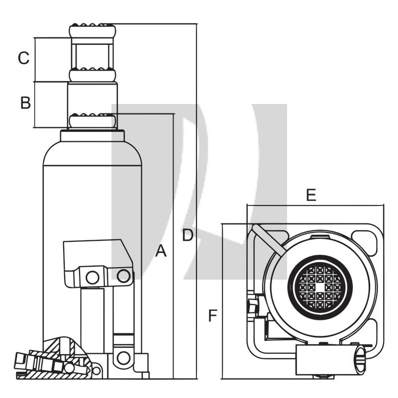 Wagenheber 15 t