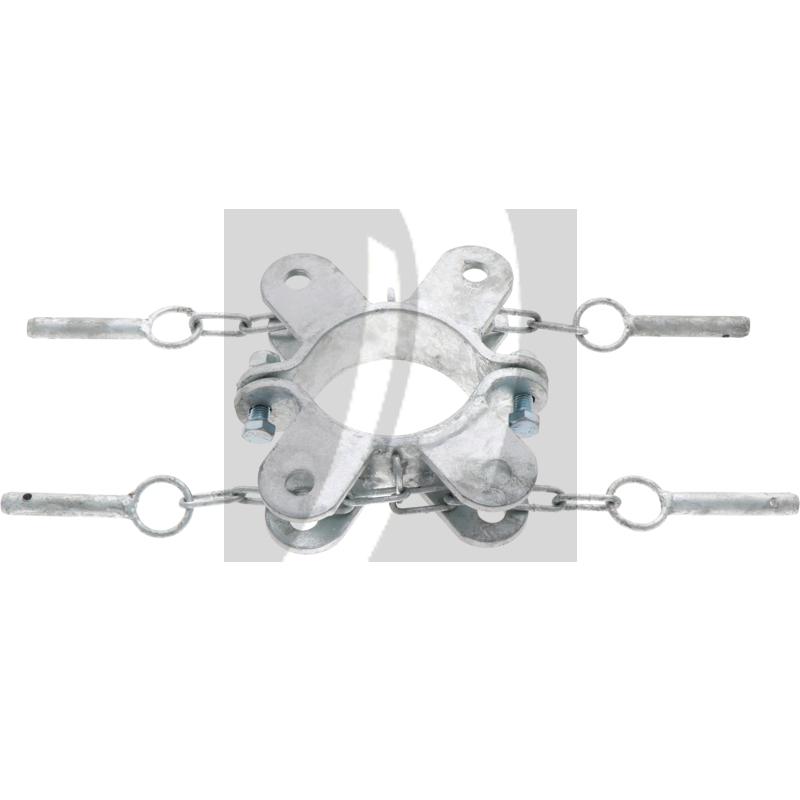 Schelle verzinkt 4 Halter
